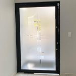 frosted glass