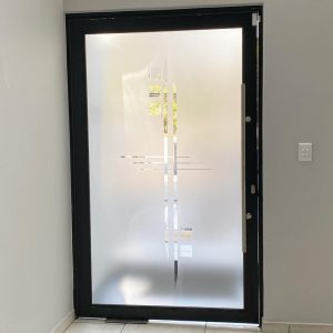 frosted glass